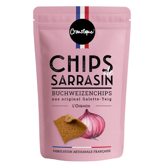 Chips de Sarrasin - L‘Oignon - Buchweizenchips mit Zwiebel