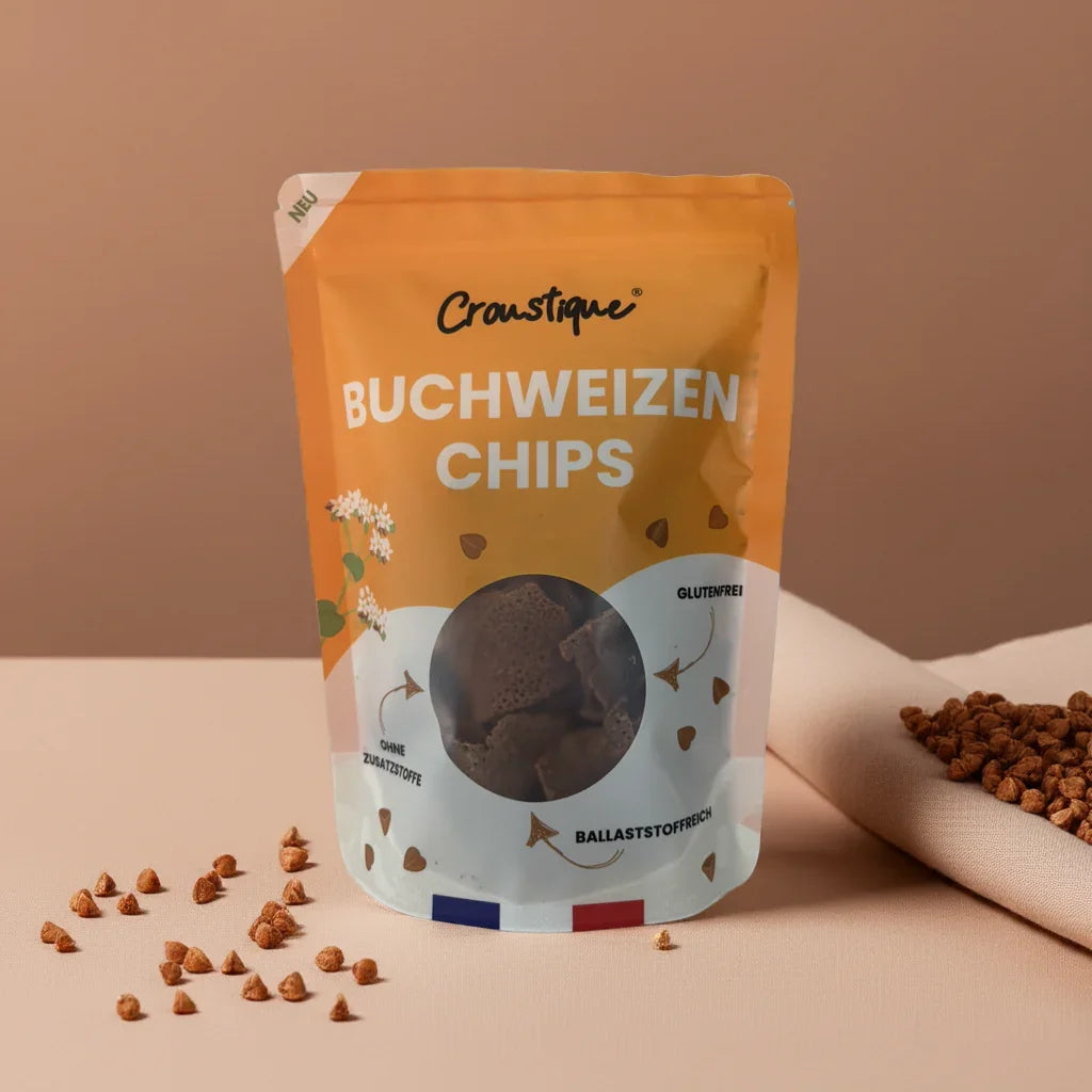 Buchweizenchips mit Salz aus Guérande